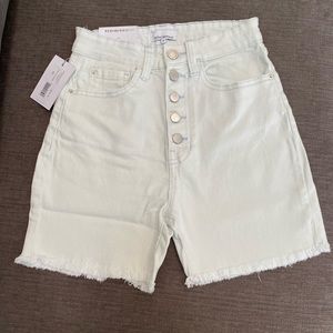 Super high waisted denim short